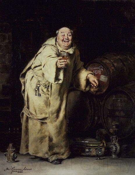 unknow artist Monk Testing Wine France oil painting art